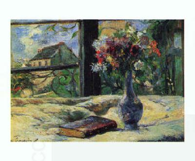 Paul Gauguin Vase of Flowers   8 oil painting picture